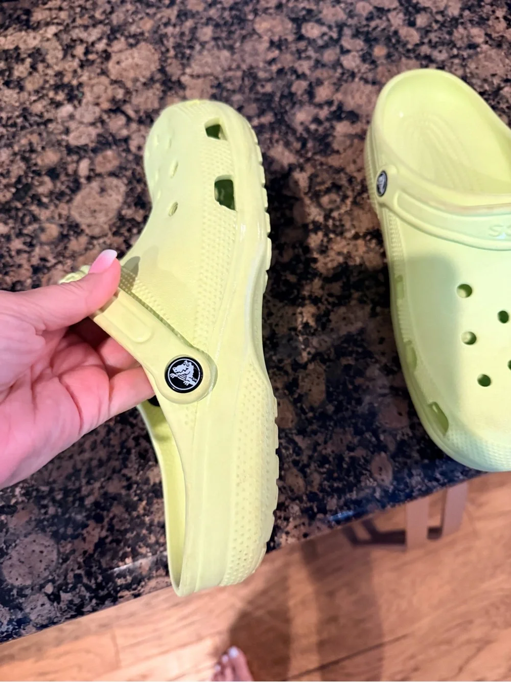 Crocs Classic Clog in Neon Yellow-Green